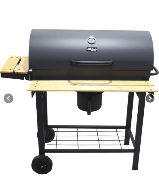Parrilla Carbón Tambor 98x60x103 cm Acero